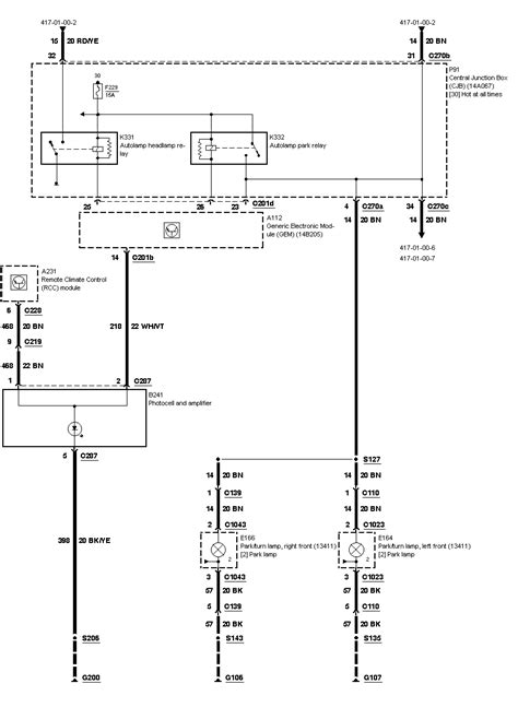 2002 taurus central junction box guide|central junction box diagram.